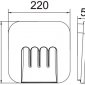 Архитектурная подсветка Oasis Light SIDNEY LED W1872 Gr