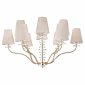 Подвесная люстра Crystal Lux ARMANDO SP6+6 GOLD