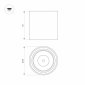 Потолочный светодиодный светильник Arlight SP-Salt-R75-8W Warm3000 039379