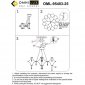 Подвесная люстра Orvieto OML-95403-25