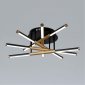 Потолочная светодиодная люстра Arte Lamp Fernando A2199PL-5BK