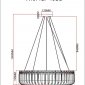 Подвесной светильник Mayotte A1071SP-10CC