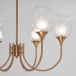 Потолочная люстра Eurosvet Spritz 70217/6 латунь