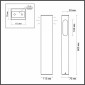 Наземный светильник Odeon Light Gala 6658/14GL3