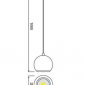 Подвесной светильник Horoz Electric  HRZ00000796