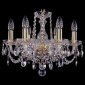 Подвесная люстра Bohemia Ivele Crystal 1402/6/141/G