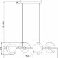 Подвесной светильник Sepia FR5391PL-04CFL