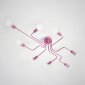 Потолочная люстра ImperiumLoft SCHEME SCHEMEPINK01