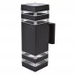 Настенный светильник уличный  UUL-S24A 2x60W/E27 IP65 BLACK