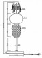 Интерьерная настольная лампа Maytoni Pattern MOD267TL-L28CH3K