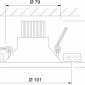 Встраиваемый светильник Elektrostandard Nulla a063972