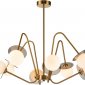 Подвесная люстра Indigo Jazz 11020/8R Brass V000166